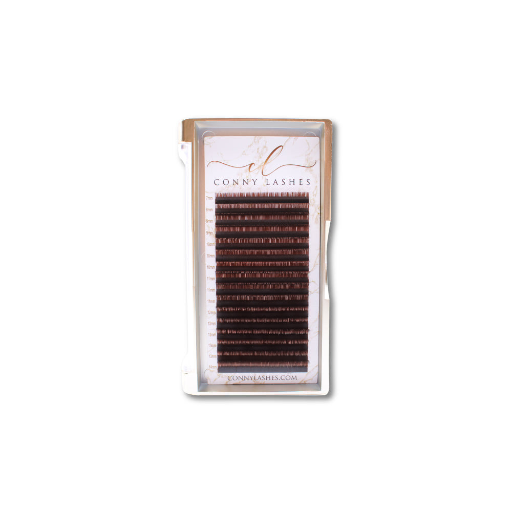 Gemischte "Espresso" C Curl Nerzwimpern Extensions Conny Lashes